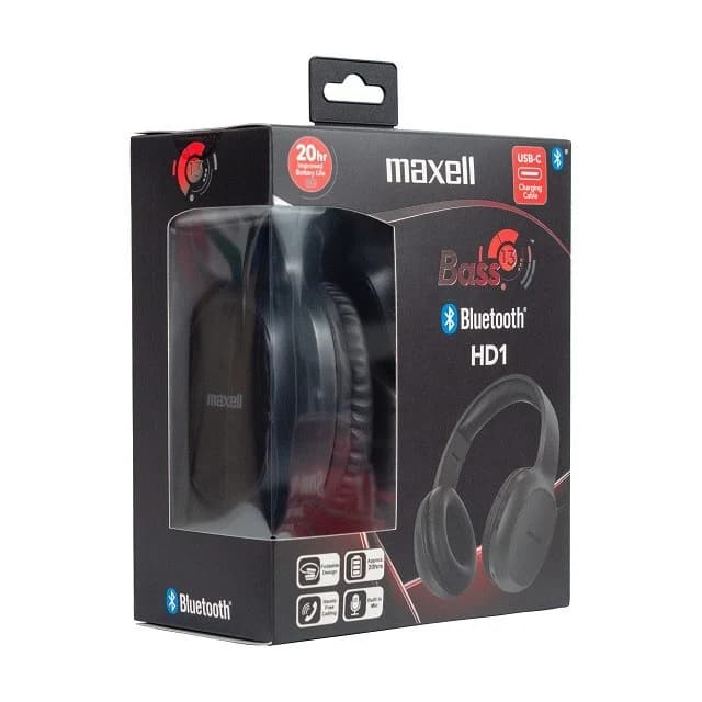 MAXELL Bluetooth wireless headphones HD1 BASS USB-C - Image 3