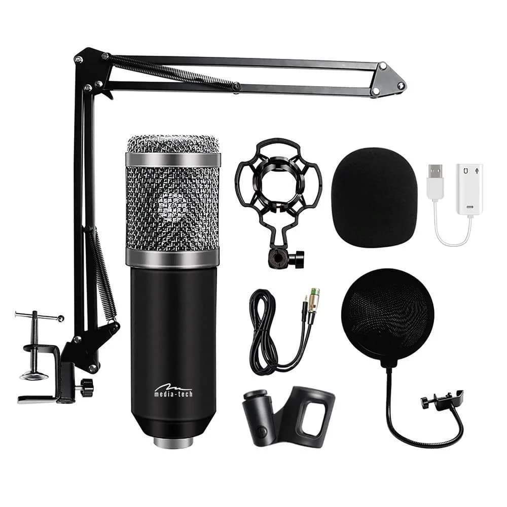Microphone with accessories kit STUDIO AND STREAMING MICROPHONE MT397S - Image 1