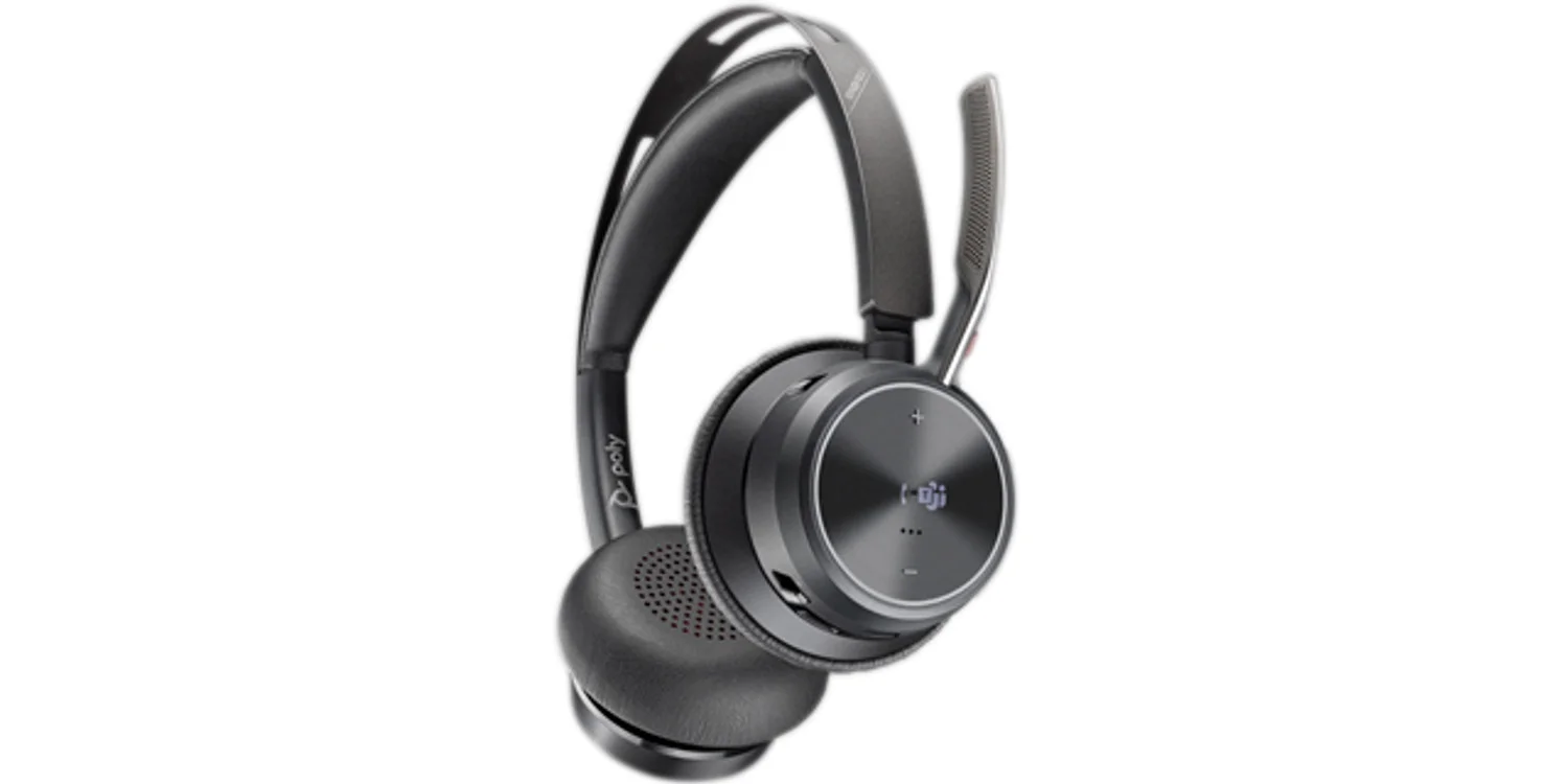 HP Poly Voyager Focus 2-M USB-C-C Headset USB-C/A Adapter Charging Stand - Image 6