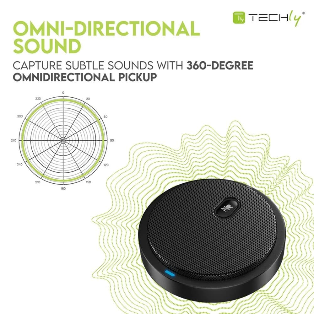 Techly ICC SH-22 microphone Black Conference microphone - Image 4