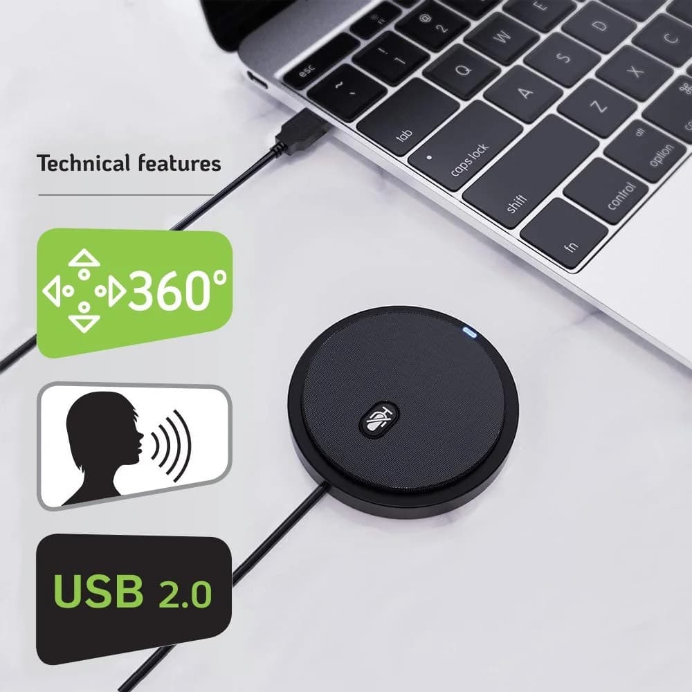 Techly ICC SH-22 microphone Black Conference microphone - Image 7