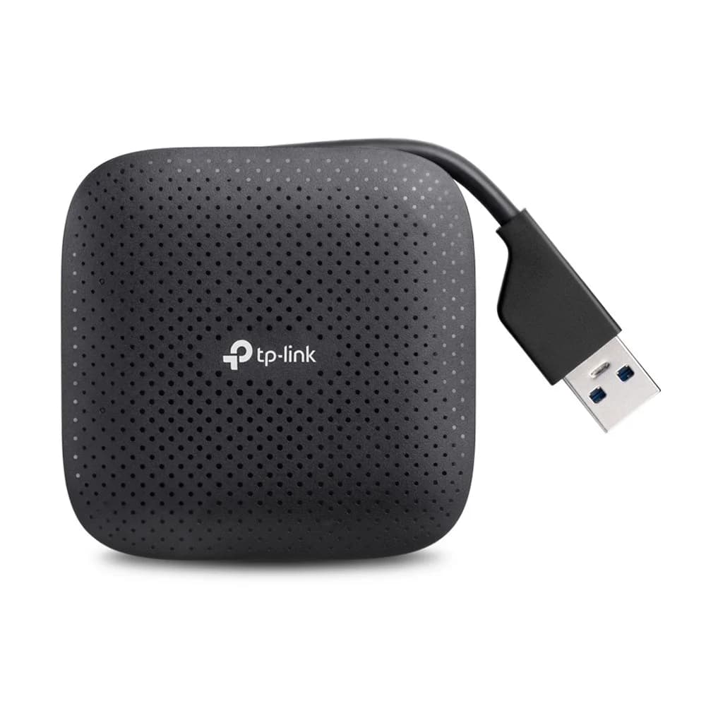 TP-Link UH400 USB 3.2 Gen 1 (3.1 Gen 1) Type-A 5000 Mbit/s Black - Image 1