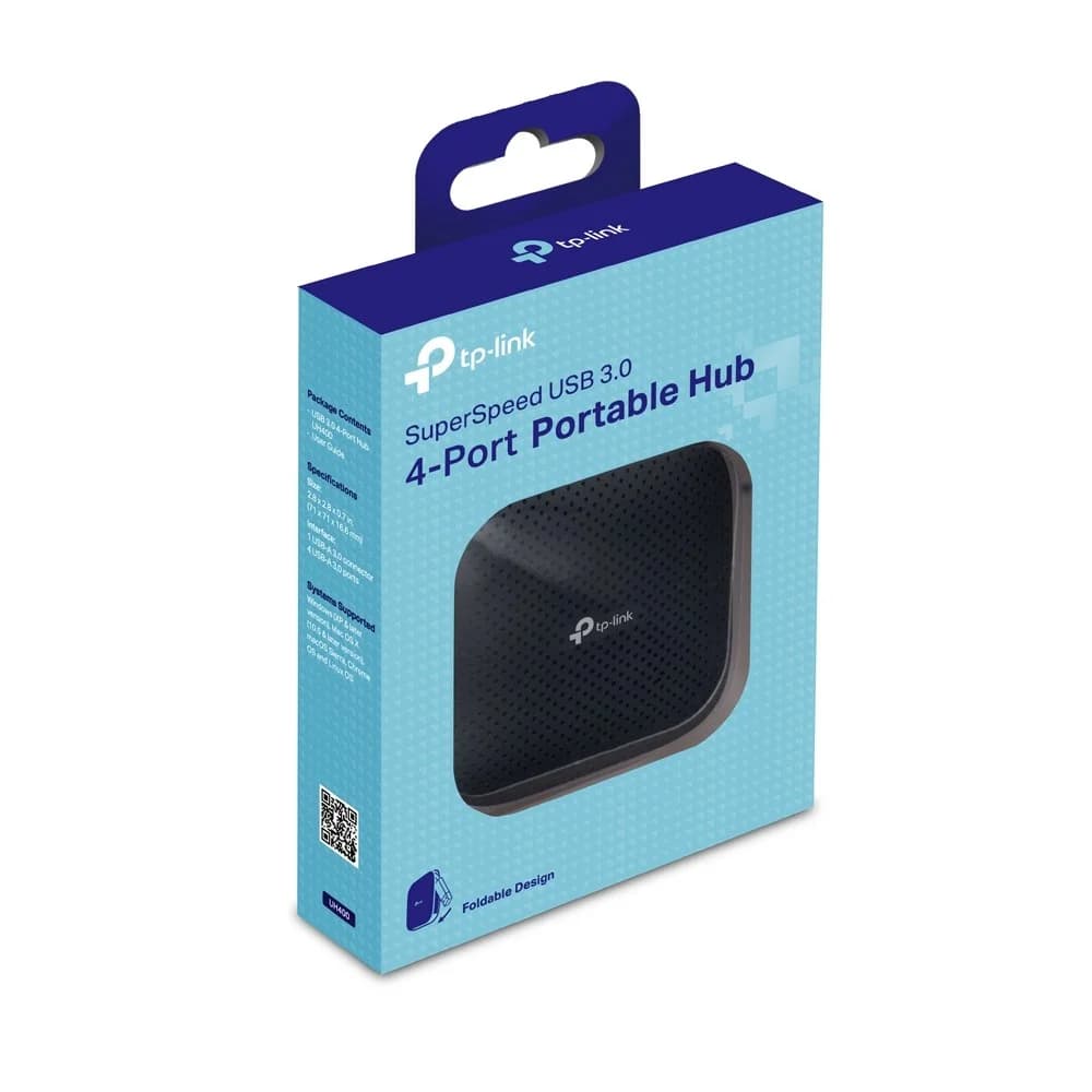 TP-Link UH400 USB 3.2 Gen 1 (3.1 Gen 1) Type-A 5000 Mbit/s Black - Image 5