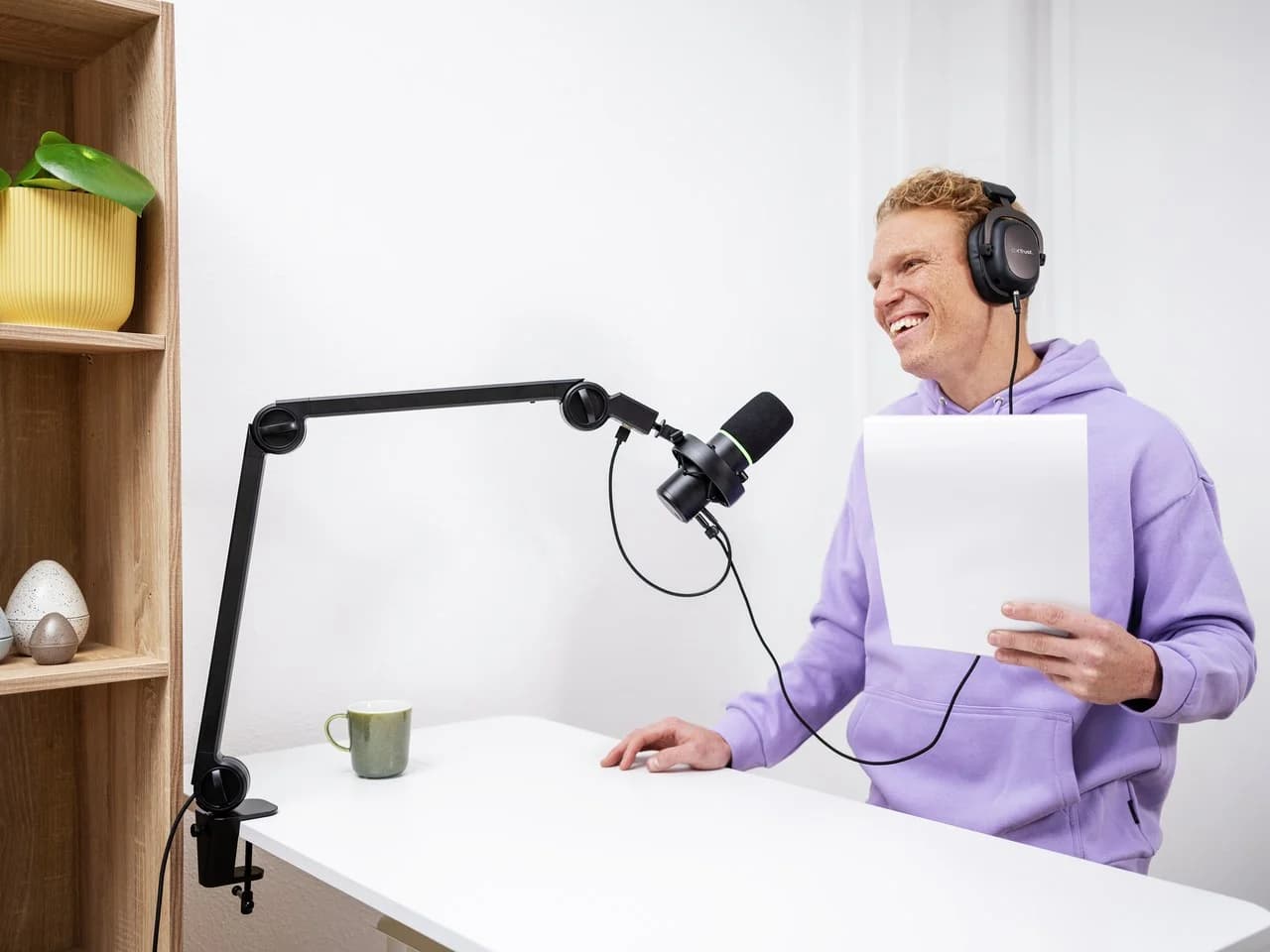 Trust GXT 255+ Onyx Black PC microphone - Image 8