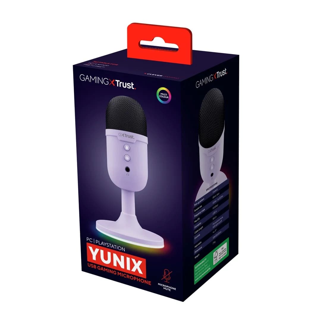 Trust GXT 234P Yunix Purple Table microphone - Image 6