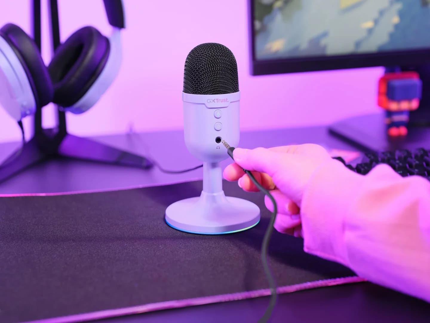 Trust GXT 234P Yunix Purple Table microphone - Image 9
