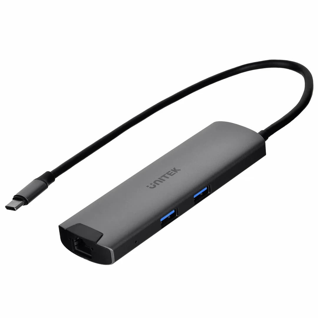 Unitek H1112F active HUB USB-C 5 Gbps, HDMI RJ-45 PD 100 W - Image 1
