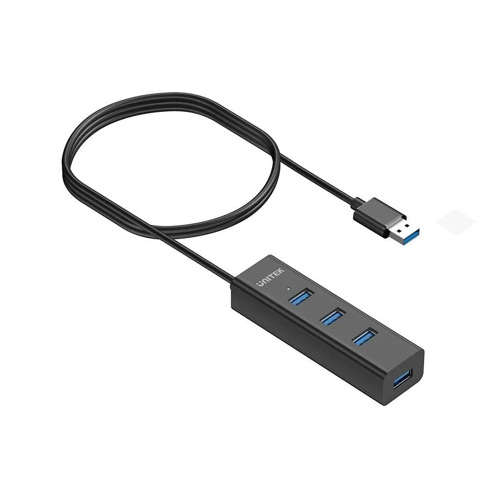 UNITEK Y-3089V01 interface hub USB 3.2 Gen 1 (3.1 Gen 1) Type-A 5000 Mbit/s Black - Image 3