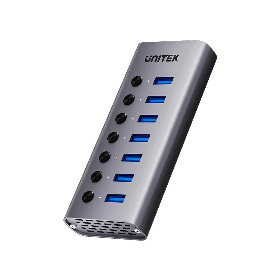 USB-A 3.0 5 Gbps hub with 7-in-1 switch Unitek H1314A01-EU - Image 1