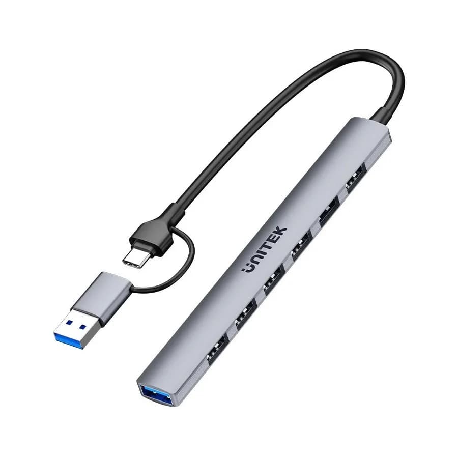 Unitek H1209AGY01 USB-A 5Gbps 7in1 USB hub - Image 1