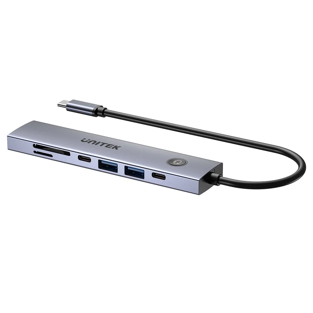 UNITEK USB-C 7-in-1 PD 100W HDMI 2.0 HUB WITH ON/OFF SWITCH - Image 4