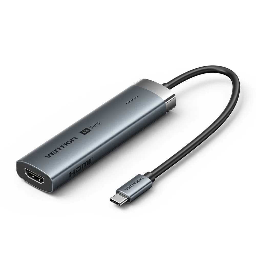 Vention 5-in-1 USB-C Hub 100W PD 5Gbps 4K@60Hz - Image 1
