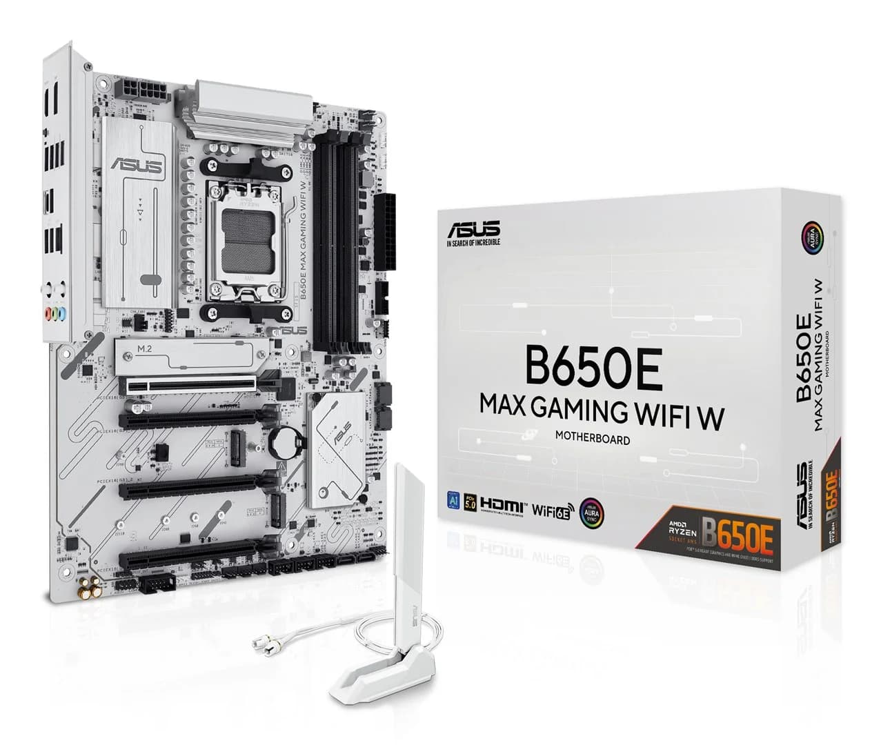 ASUS B650E MAX GAMING WIFI W AMD B650 Socket AM5 ATX - Image 1
