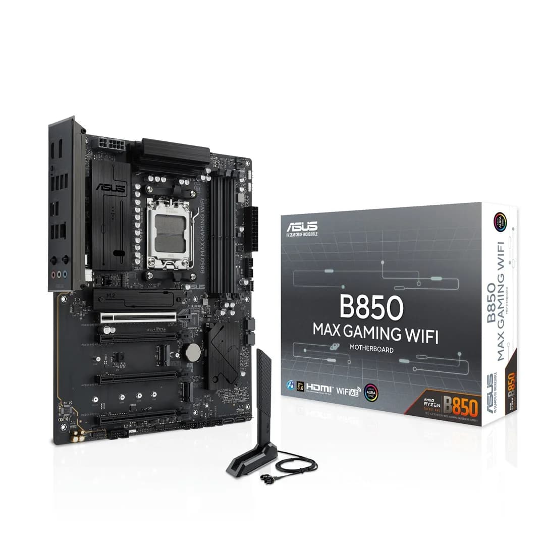 ASUS B850 MAX GAMING WIFI AMD B850 Socket AM5 ATX - Image 1