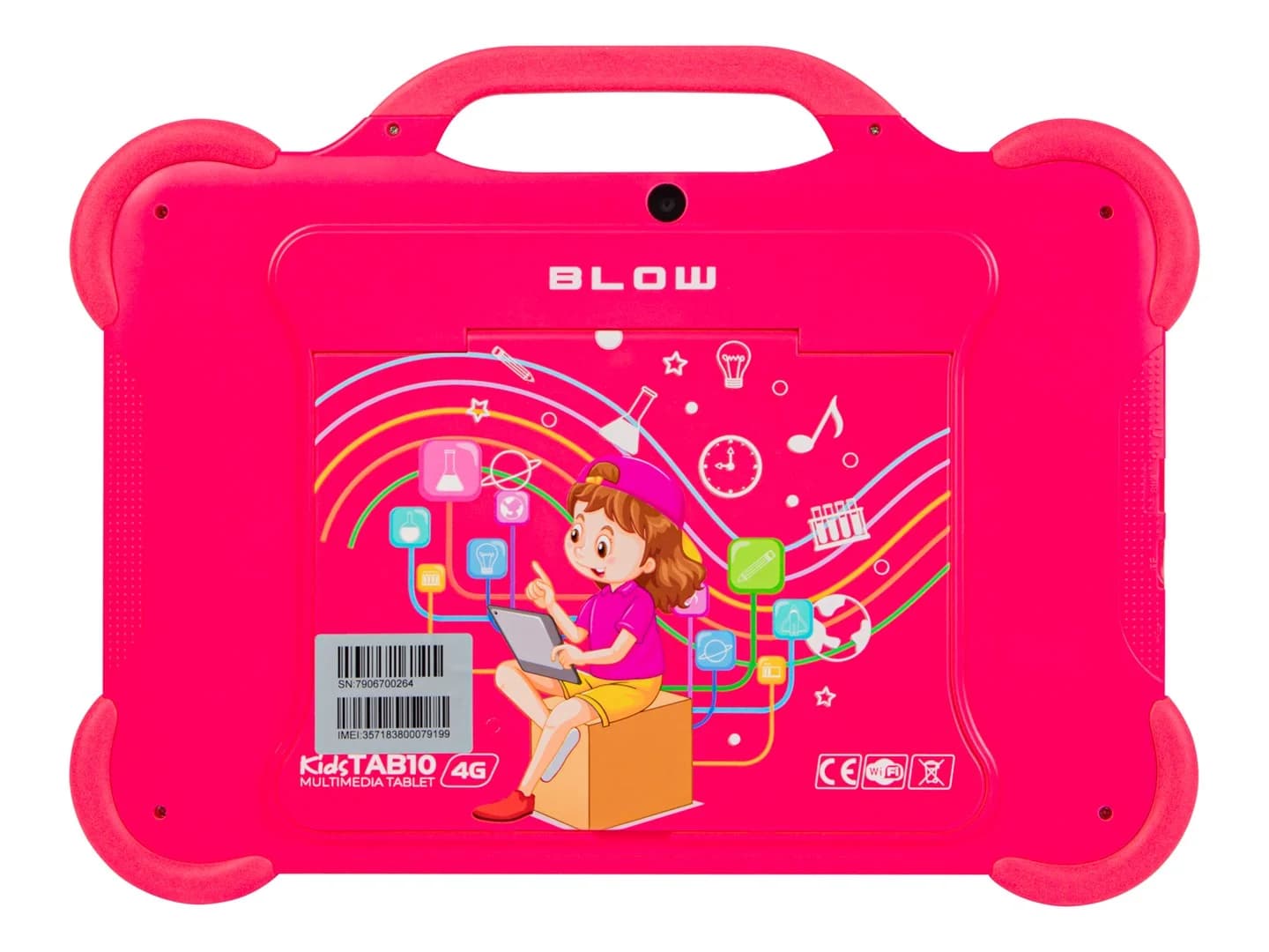 Tablet KidsTAB10 4G BLOW 4/64GB pink + case - Image 3