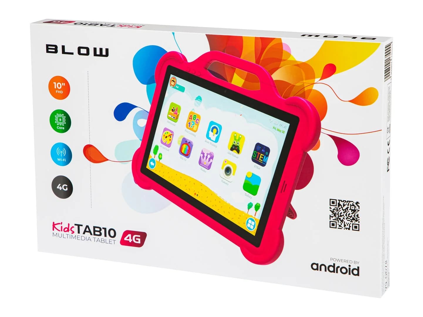 Tablet KidsTAB10 4G BLOW 4/64GB pink + case - Image 5