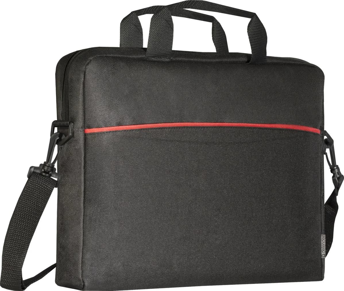 Defender Lite notebook case 39.6 cm (15.6") Briefcase Black - Image 1
