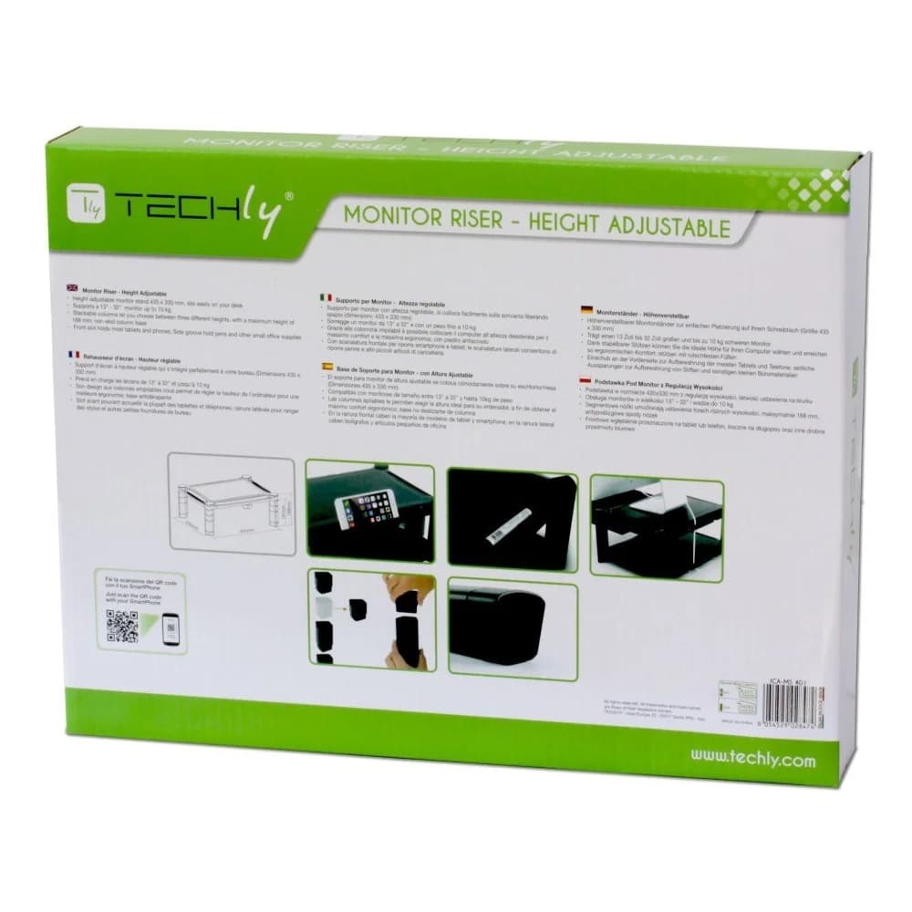 Techly Height-Adjustable Smart Stand ICA-MS 401 - Image 12