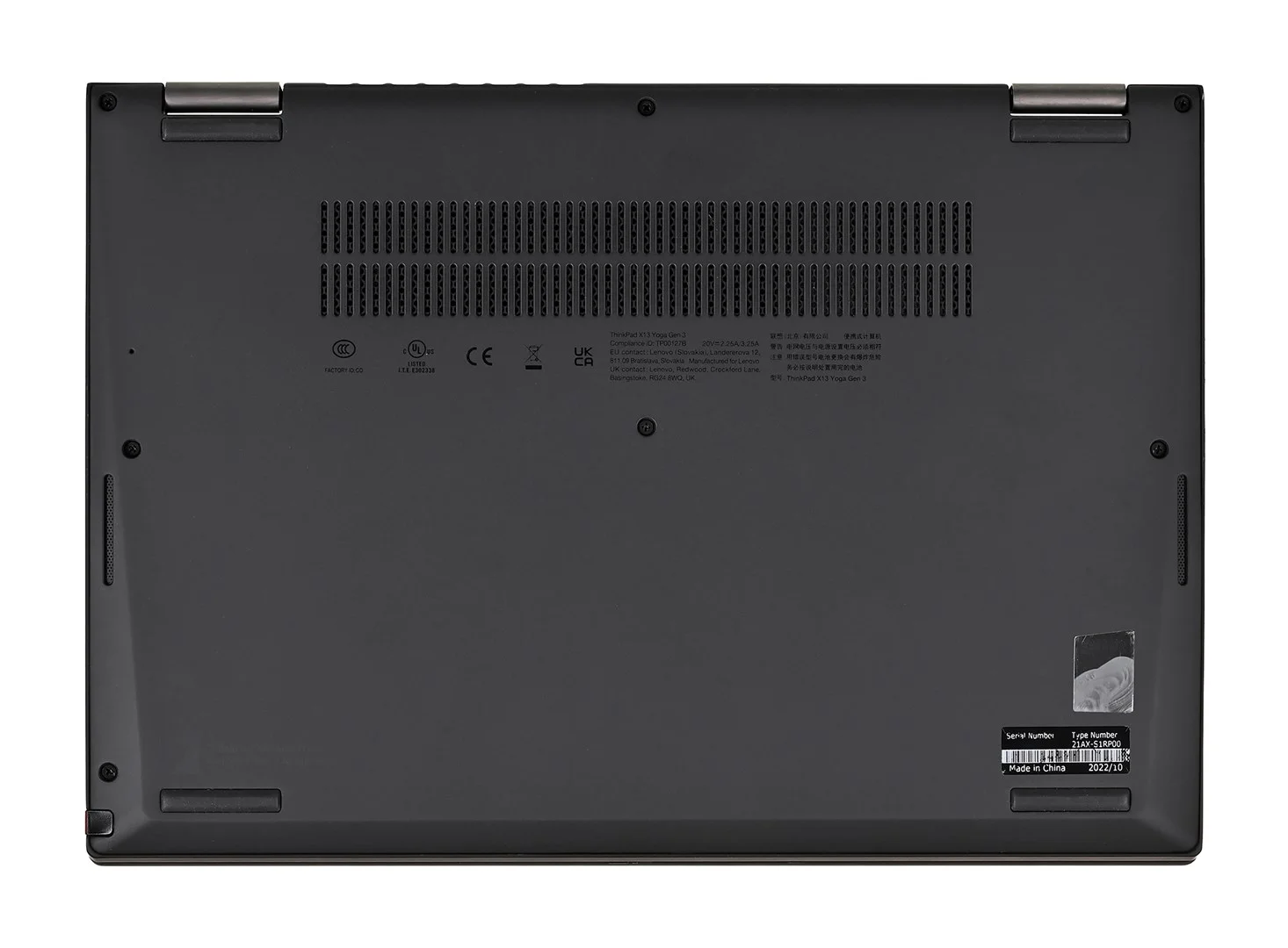 LENOVO YOGA X13 G3 i7-1265U 16GB 512GB SSD 13,3" FHD Win11pro Used US QWERTY - Image 9