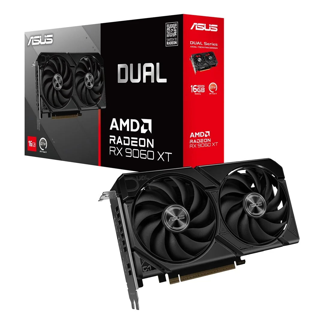 ASUS Dual -RX9060XT-16G AMD Radeon RX 9060 XT 16 GB GDDR6 - Image 9
