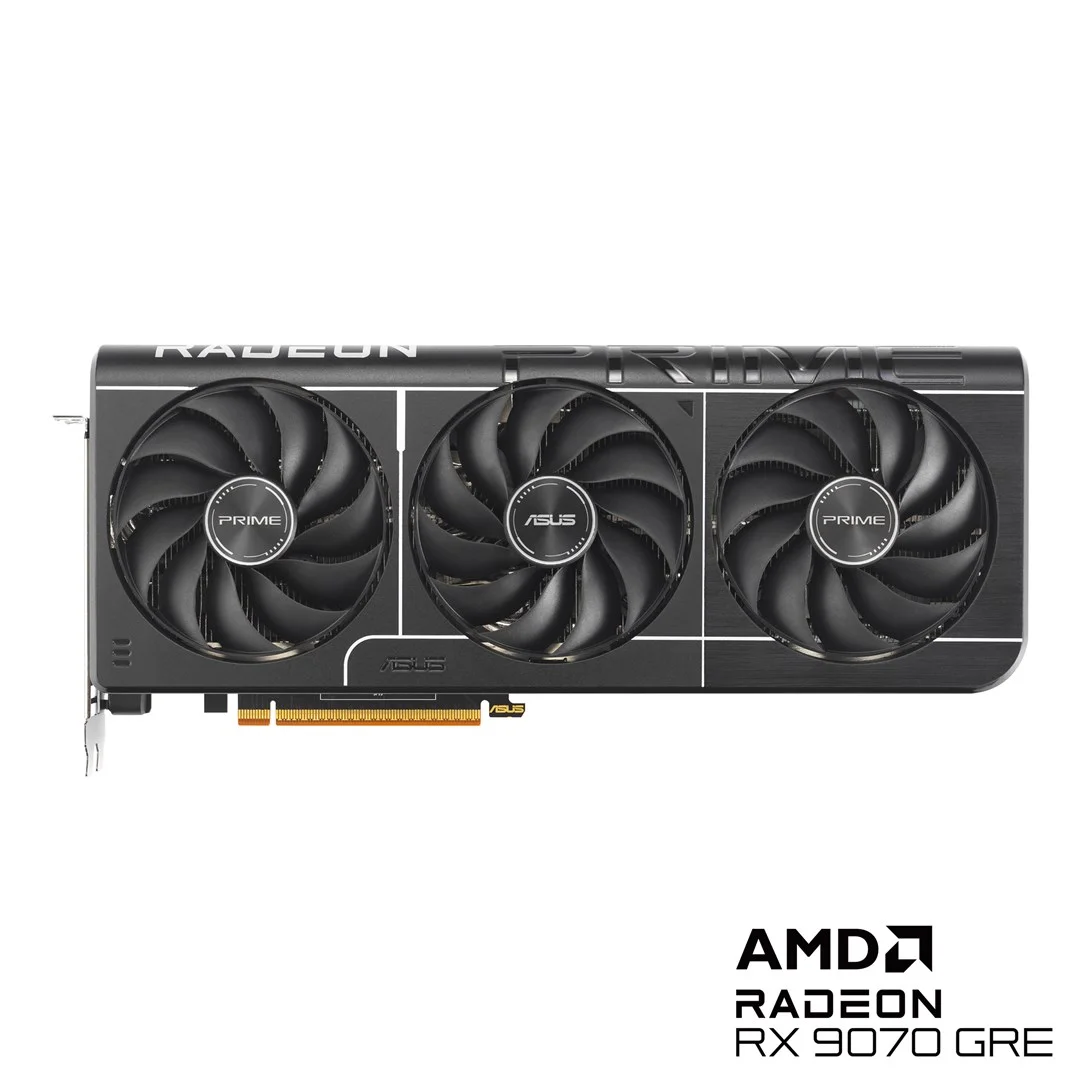 ASUS Prime -RX9070GRE-O12G AMD Radeon RX 9070 GRE 12 GB GDDR6 - Image 1