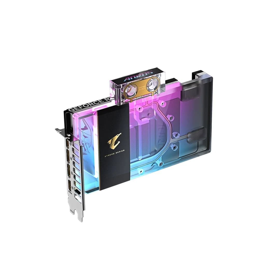 GIGABYTE AORUS GeForce RTX 5080 XTREME WATERFORCE WB 16G Graphics Card - 16GB GDDR7, 256bit, PCI-E 5.0, 2805MHz Core Clock, 3 x DP 2.1a, 1 x HDMI 2.1b, NVIDIA DLSS 4, GV-N5080AORUSX WB-16GD - Image 5