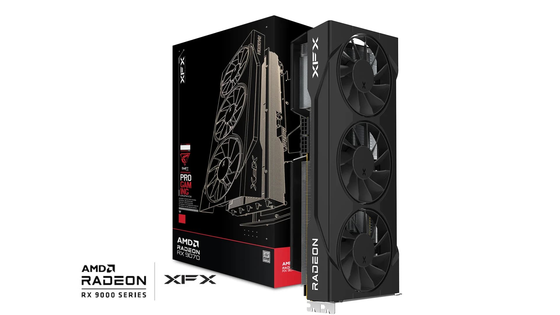 XFX Swift RX 9070GRE Trip F. G. 12GB graphics card - Image 1
