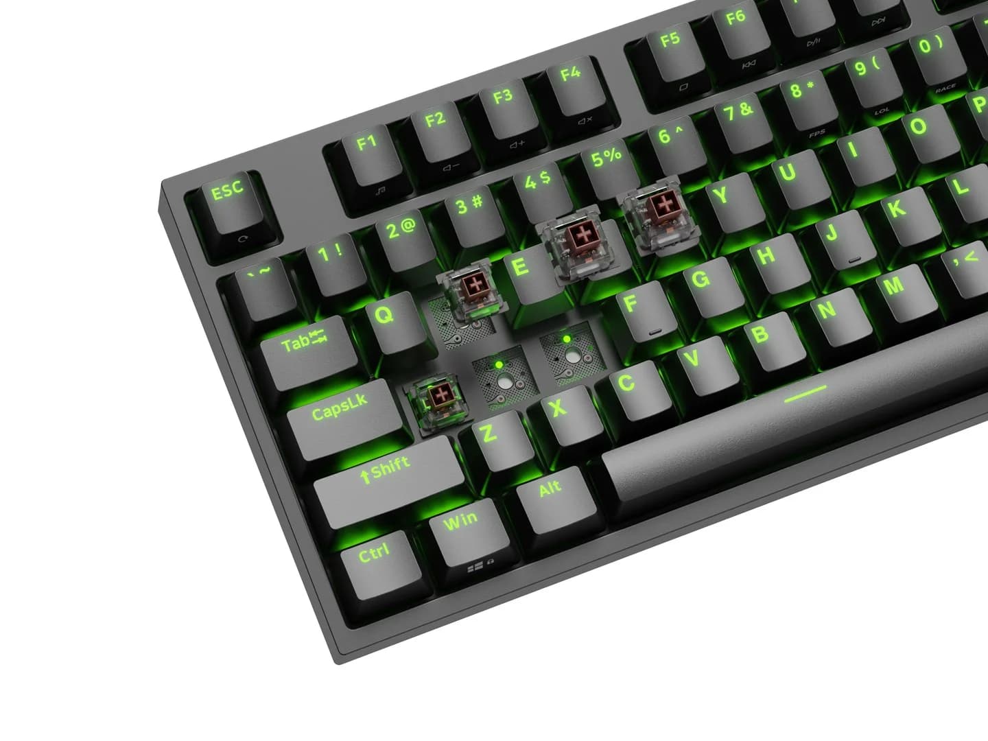 GENESIS Thor 404 TKL keyboard Gaming USB QWERTY US English Black - Image 12