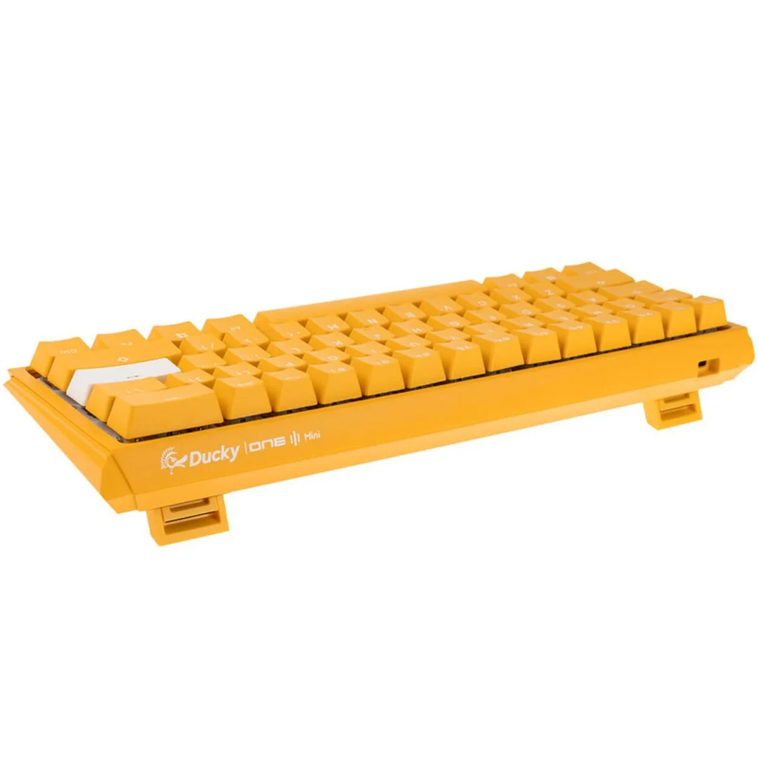 Ducky One 3 Yellow Mini Gaming Tastatur RGB LED - MX-Clear US keyboard USB US English - Image 3