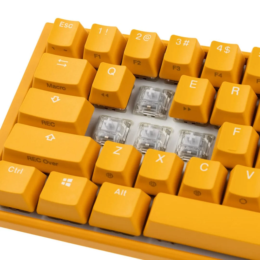 Ducky One 3 Yellow Mini Gaming Tastatur RGB LED - MX-Clear US keyboard USB US English - Image 5