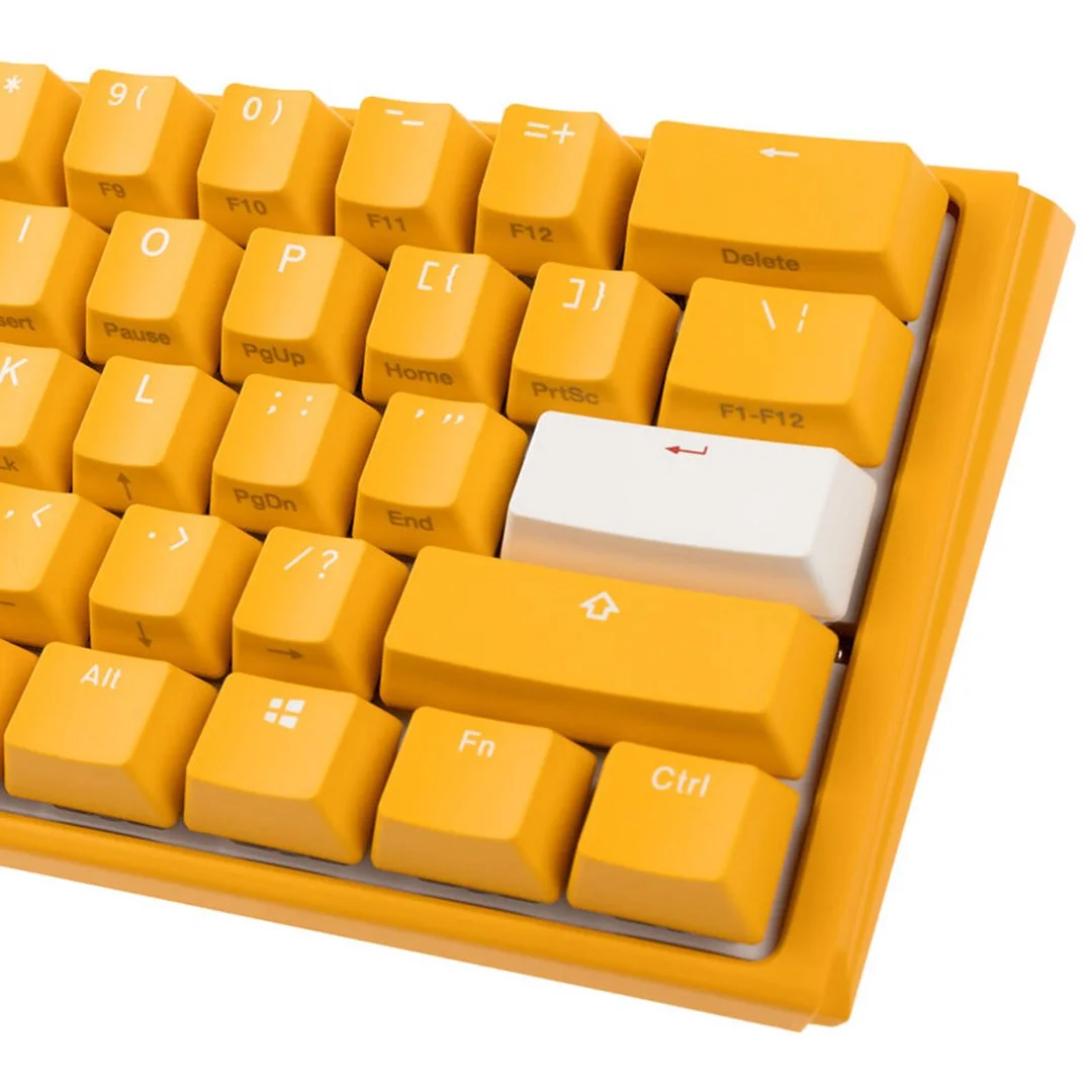 Ducky One 3 Yellow Mini Gaming Tastatur RGB LED - MX-Clear US keyboard USB US English - Image 7