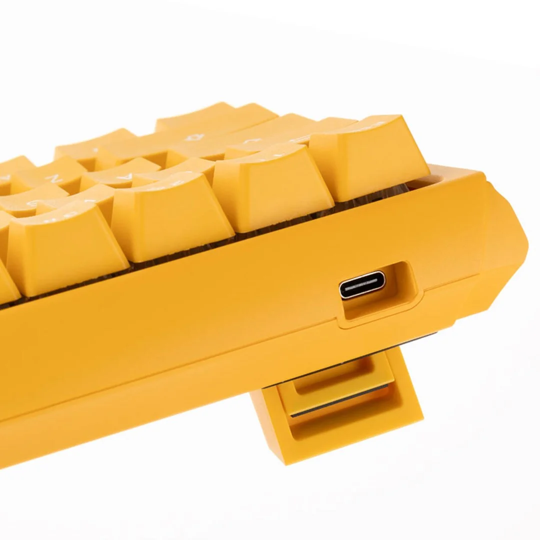 Ducky One 3 Yellow Mini Gaming Tastatur RGB LED - MX-Clear US keyboard USB US English - Image 8