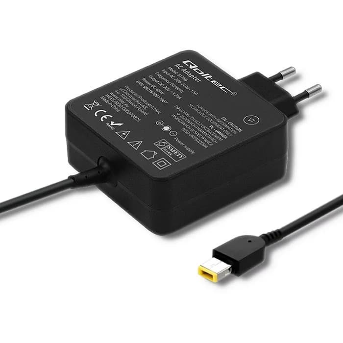 Qoltec 51766 Power adapter for Lenovo 65W | 20V |3.25A | Slim tip+pin - Image 7
