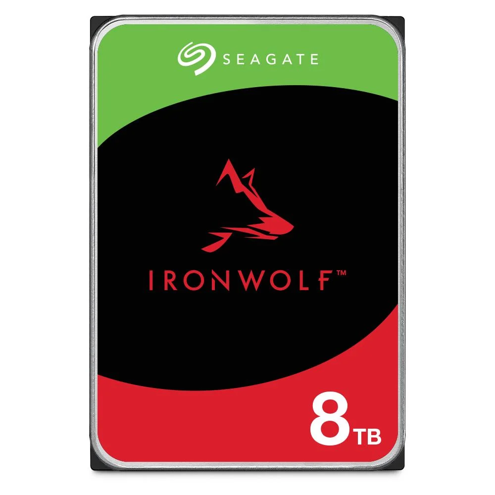HDD SEAGATE IronWolf 8TB SATA 3.0 256 MB 7200 rpm Discs/Heads 5/10 3,5" ST8000VN004 - Image 1