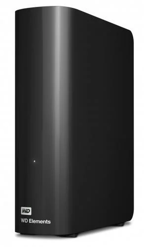 External HDD|WESTERN DIGITAL|Elements Desktop|12TB|USB 3.0|Drives 1|Black|WDBWLG0120HBK-EESN - Image 1