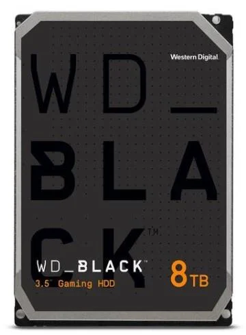 HDD WESTERN DIGITAL Black 8TB SATA 256 MB 7200 rpm 3,5" WD8001FZBX - Image 1