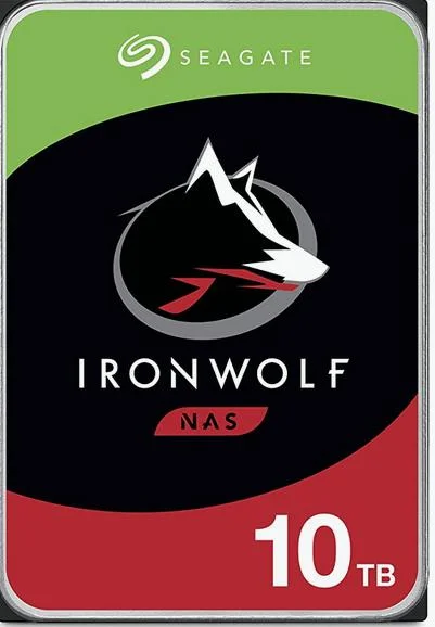 HDD SEAGATE IronWolf 10TB SATA 3.0 256 MB 7200 rpm 3,5" ST10000VN000 - Image 1