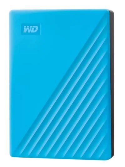 External HDD|WESTERN DIGITAL|My Passport|6TB|USB 2.0|USB 3.2|Colour Sky Blue|WDBR9S0060BBL-WESN - Image 1