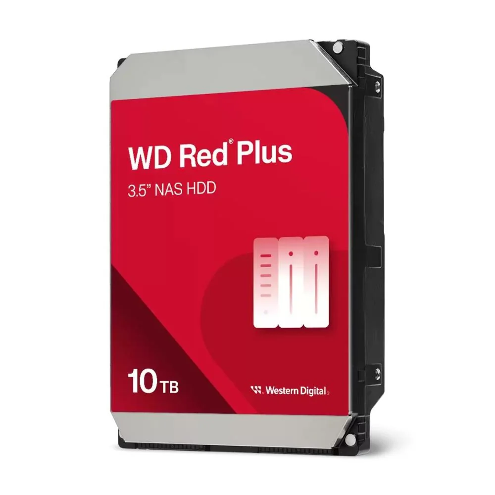 HDD WESTERN DIGITAL Red Plus 10TB SATA 512 MB 7200 rpm 3,5" WD100EFGX - Image 1