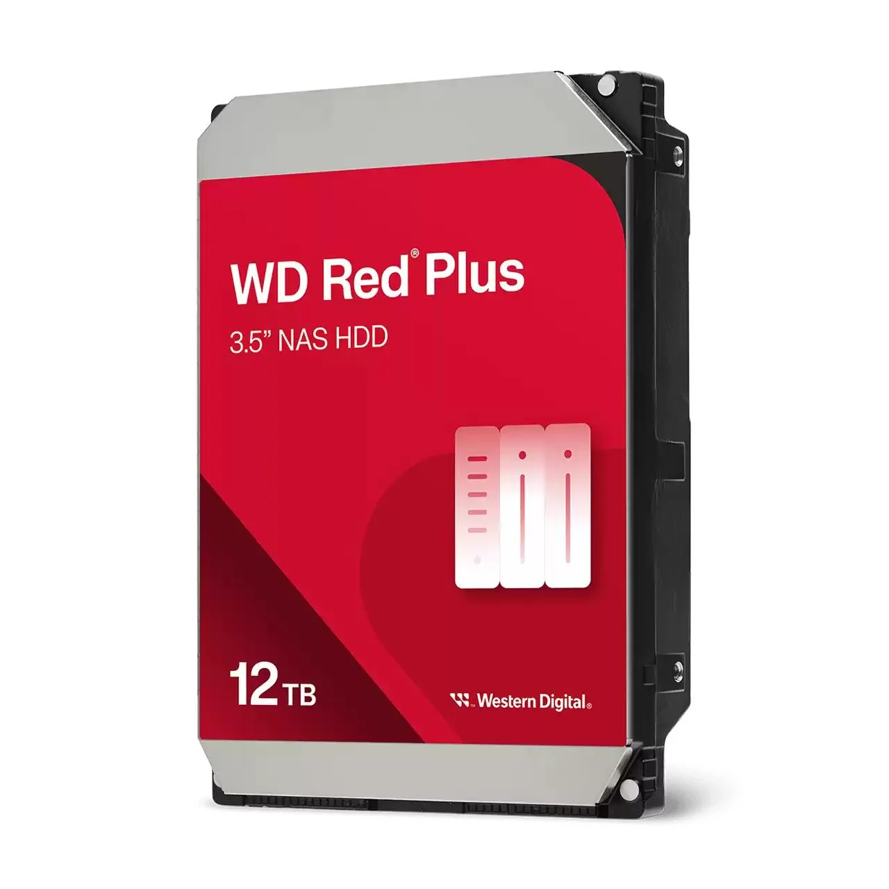 HDD WESTERN DIGITAL Red Plus 12TB SATA 512 MB 7200 rpm 3,5" WD120EFGX - Image 1