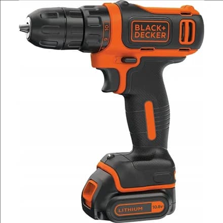BLACK & DECKER Drill Driver, 10.8 V, 1x1.5 Ah BDCDD12-QW - Image 1