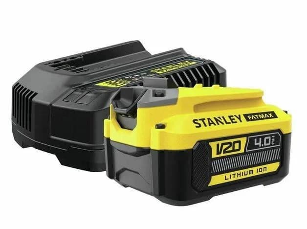 Stanley SFMCB14M1-QW 18V V20 Battery Starter Kit - 1 x 4Ah - Image 1