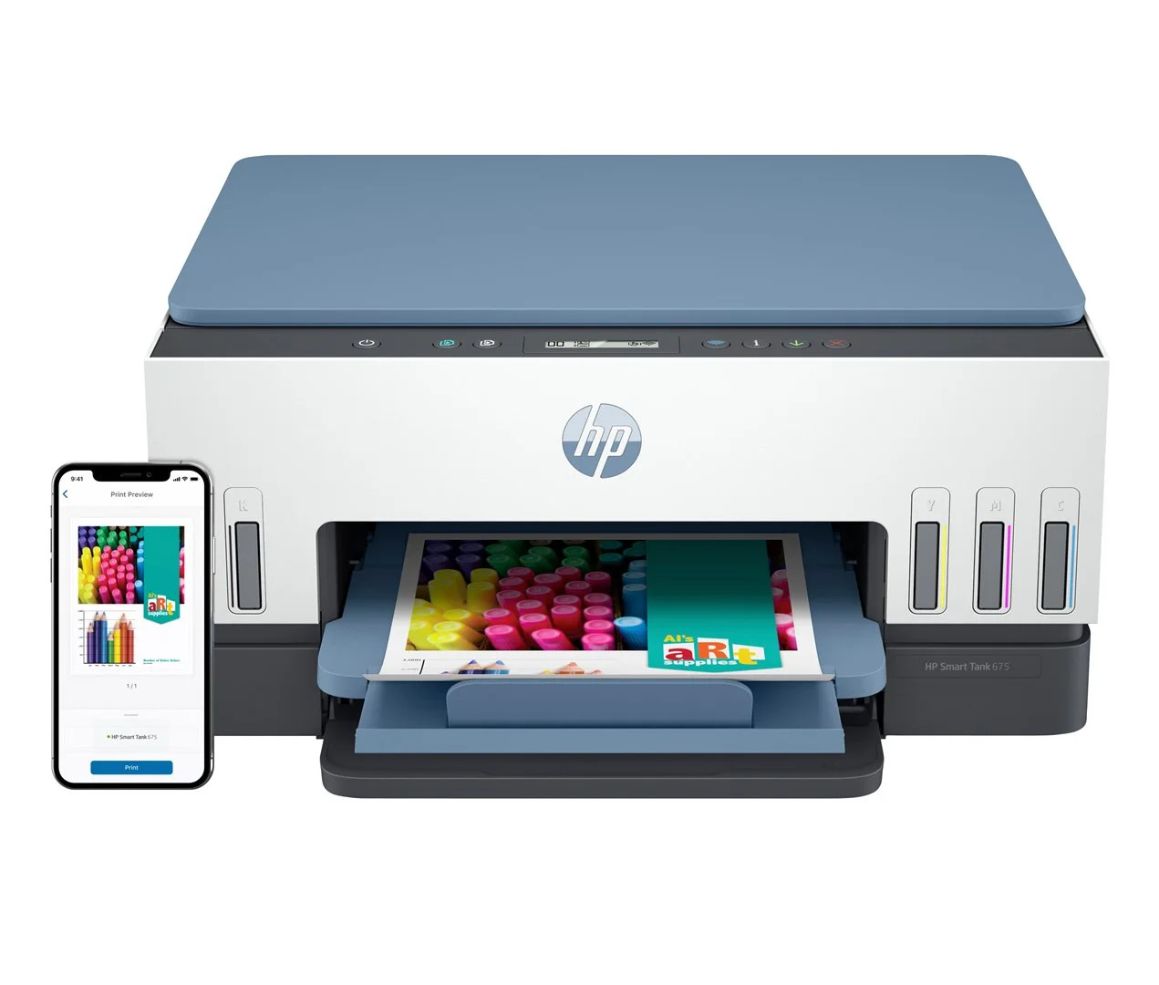 HP Smart Tank 675 All-in-One Thermal inkjet A4 4800 x 1200 DPI 12 ppm Wi-Fi - Image 1