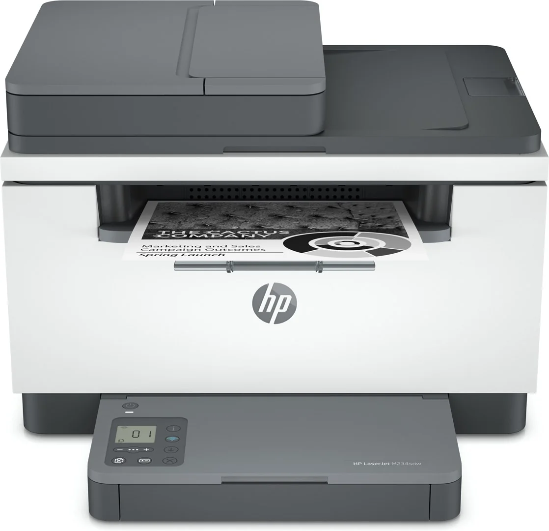 HP LaserJet MFP M234sdw Printer, Black and white, Printer for Small office, Print, copy, scan, Scan to email; Scan to PDF; Compact Size; Energy Efficient; Fast 2 sided printing; 40-sheet ADF; Dualband Wi-Fi - Image 1