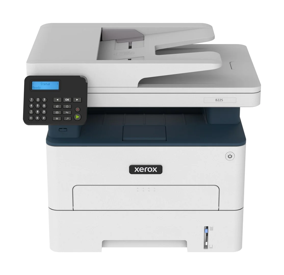 Xerox B225 A4 34ppm Wireless Duplex Copy/Print/Scan PS3 PCL5e/6 ADF 2 Trays Total 251 Sheets - Image 1