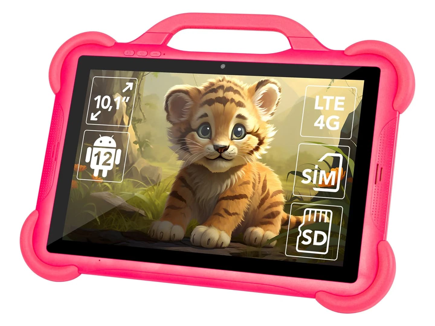 Tablet KidsTAB10 4G BLOW 4/64GB pink + case - Image 1